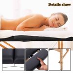 PORTABLE 3 SECTION WOODEN MASSAGE TABLE