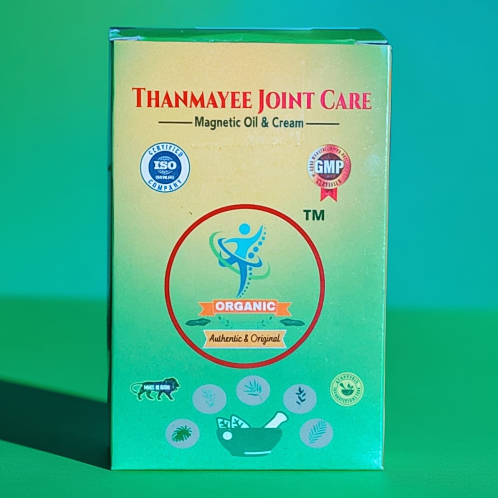 Thanmayee Joint Care Magnetic Cream Instant Pain Relief Soothing Massage Gel | Fast-Acting Muscle & Joint Comfort | With Mugwort Oil, Camphor & Lactic Acid | Relief for Back, Neck, Shoulders & Knees