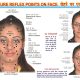 FACE REFLEXOLOGY CHART-FACE